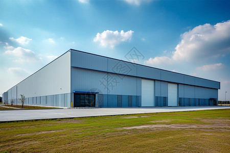 工厂的厂房背景图片