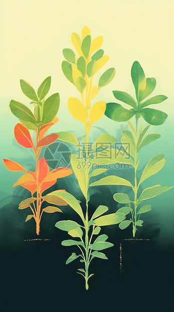 制作的植物海报图片