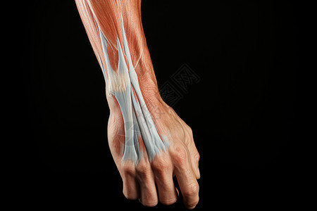 前臂肌腱背景图片