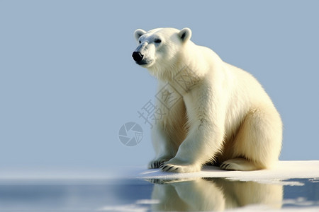生存寒冷环境的北极熊图片