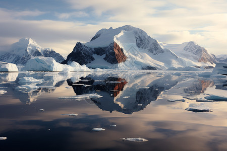 全球冬季冰山冰岛冰川图片