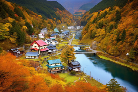 壮观的北海道景观高清图片