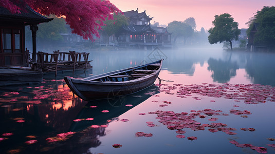 美丽的江南水乡景观图片