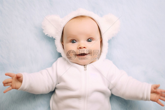 可爱婴儿快乐迷人图片