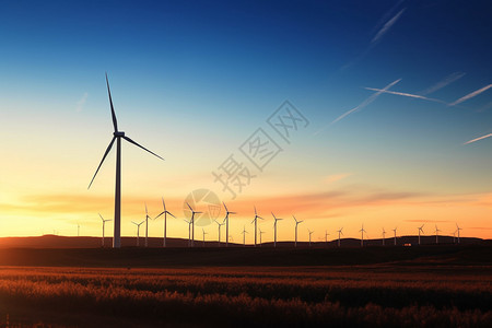 工业风力发电机涡轮机图片