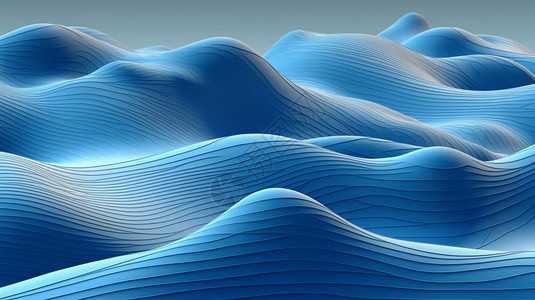 抽象波浪创意背景图片