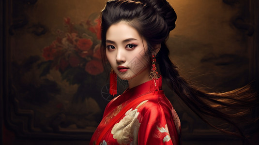 中式古典美女图片