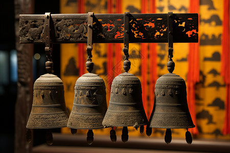 一种中国的古代乐器背景图片
