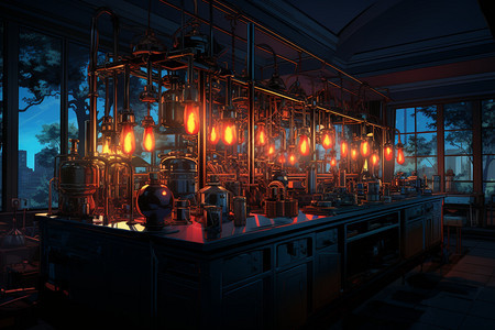 创意化学实验室插图图片