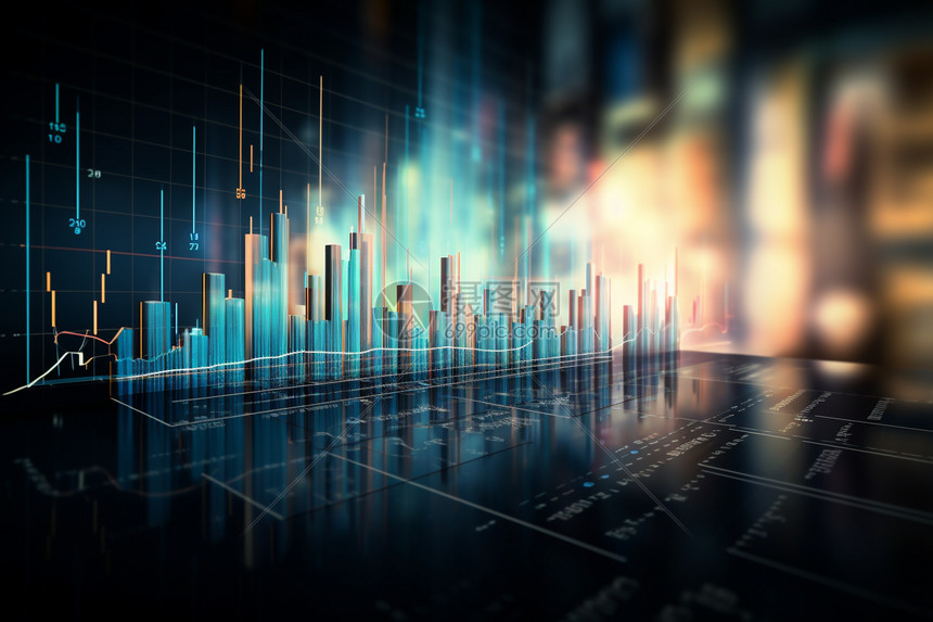 金融证券股票交易图表图片素材-正版创意图片600346020-摄图网