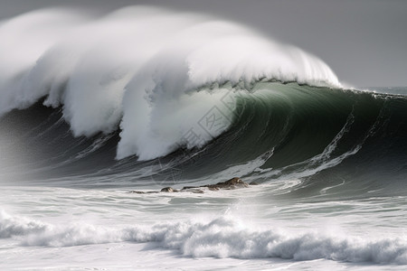 大海的巨浪图片