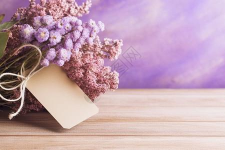 美丽的紫罗兰花束图片