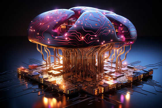 未来派大脑微芯片技术图片