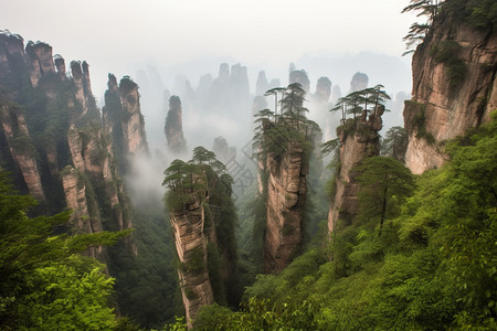 高高的山峰图片