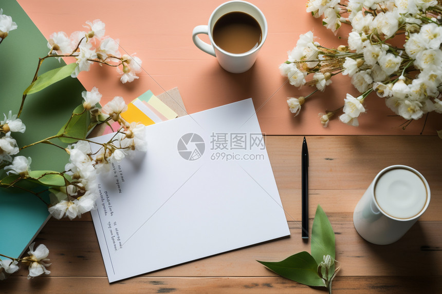 办公室的桌面高清图片下载-正版图片600349271-摄图网