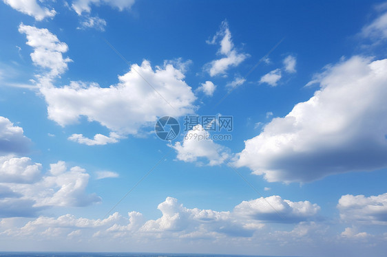 蔚蓝的天空图片