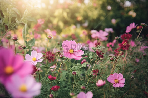 粉红色的花图片