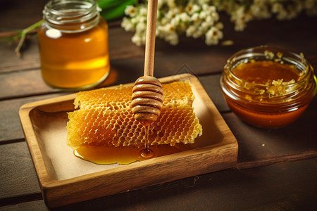 鲜甜的蜂蜜图片