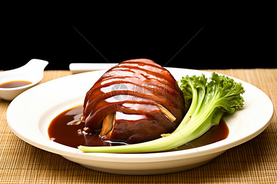 美味的传统红烧肉图片