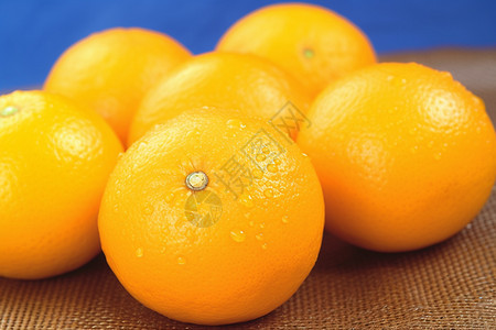 新鲜脐橙背景图片