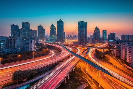 夜景建筑物图片