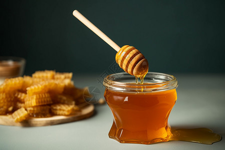 健康美味的蜂蜜图片