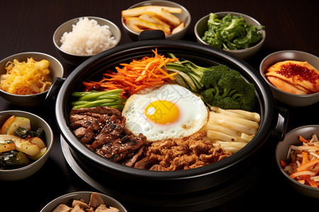 传统美食-韩式拌饭图片