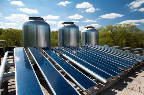屋顶太阳能系统图片