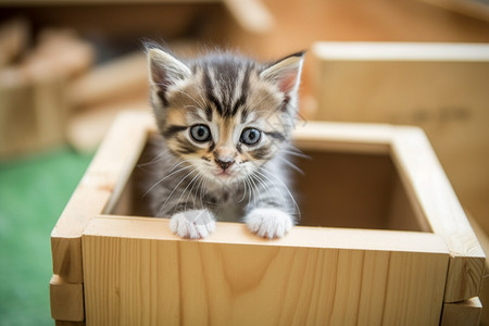 毛茸茸的猫咪幼崽图片