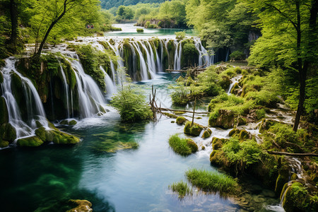 森林的美丽风景图片