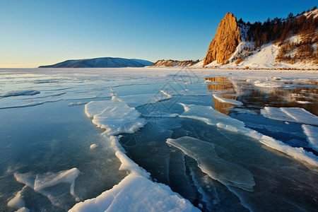 俄罗斯贝加尔湖图片