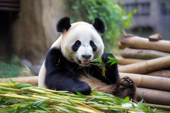 可爱的大熊猫图片