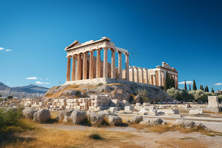 希腊历史古代建筑图片