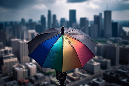 创意雨伞背景图片