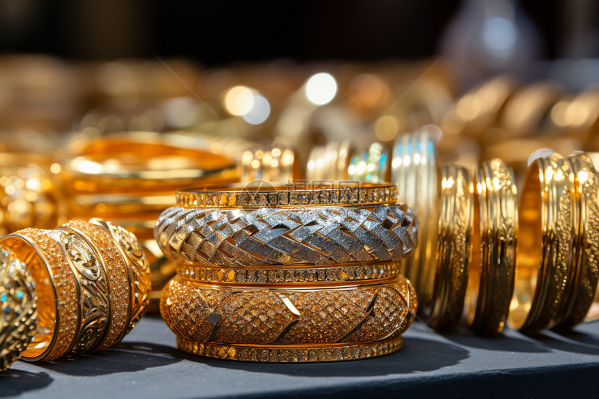手工黄金饰品高清图片下载-正版图片600360099-摄图网