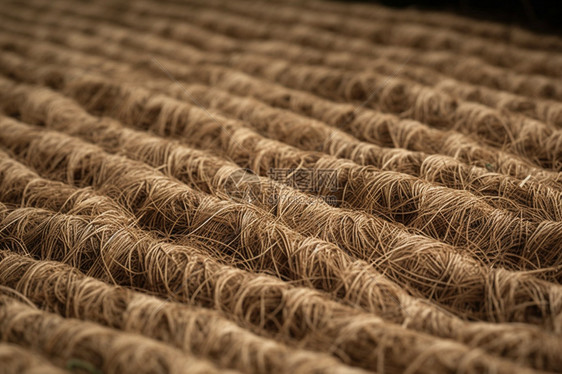 床垫生产纤维材料图片