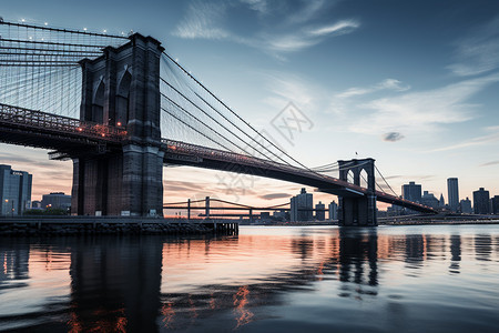连接两个城市的大桥图片