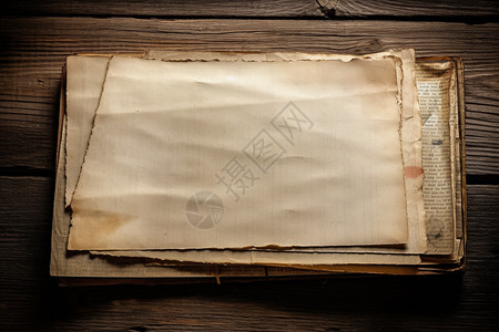 复古破旧的信纸背景图片