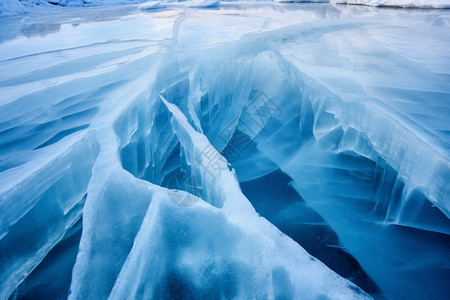 极寒之地的冰块图片
