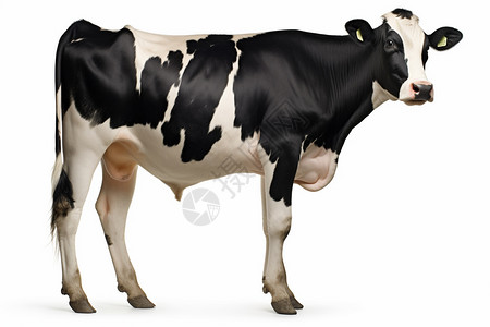 家养的奶牛背景图片