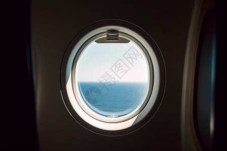 飞机的舷窗图片