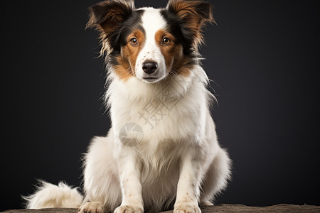 等待领养的牧羊犬图片