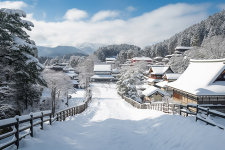 雪乡的美丽风景图片