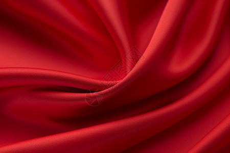 质感红色背景柔软丝绸背景背景