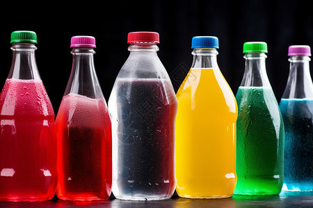 彩色的碳酸饮料图片