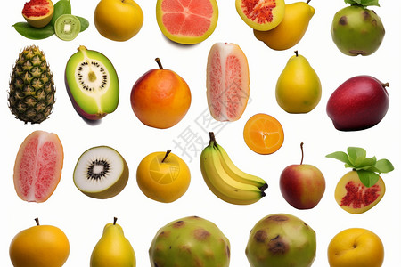 佛手柑美味的热带水果设计图片