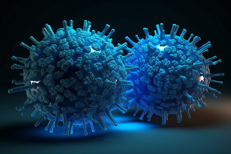 医学病毒细胞研究图片