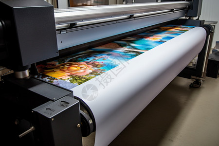 大型印刷厂的印刷设备图片