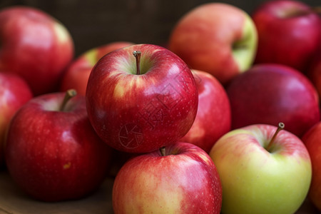 健康美味的苹果图片