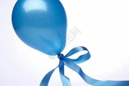 一个蓝色气球图图片